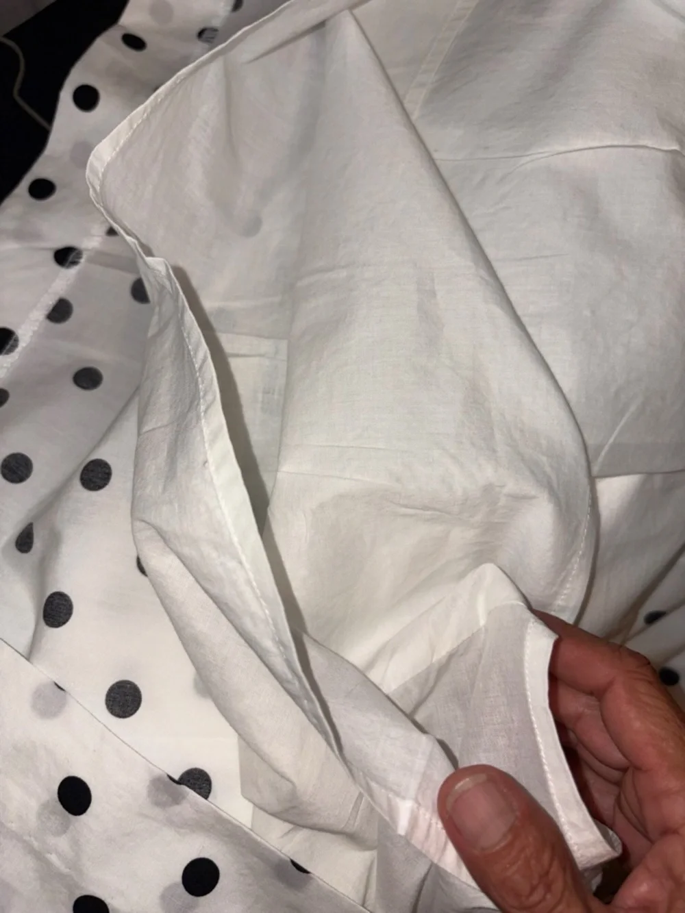 Talbots Petite Polka Dot Cotton Skirt – Size 8P